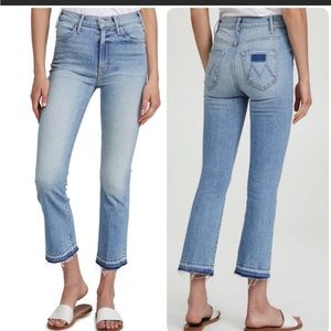 EUC mother the hustler ankle jeans